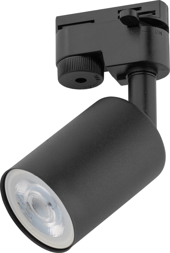 Spotlight för 1-fas skensystem TOP 1xGU10/10W/230V svart