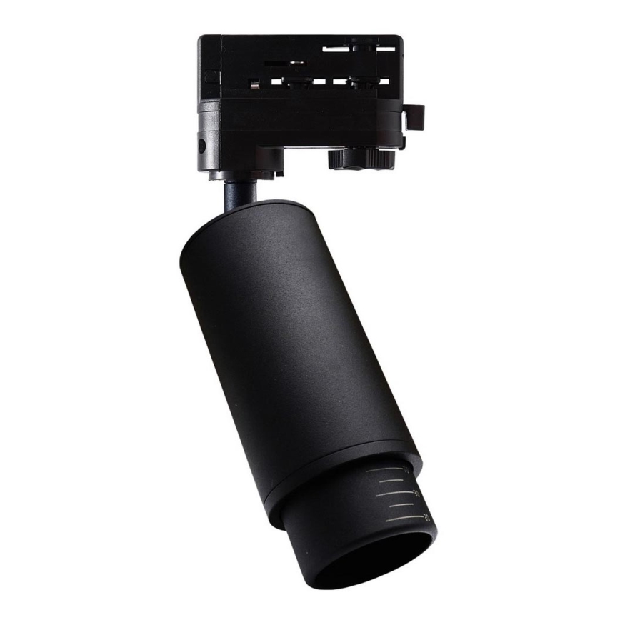 Spotlight för 3-fas skensystem MICA 1xGU10/25W/230V svart
