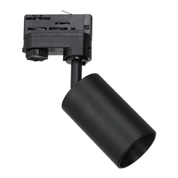 Spotlight för 3-fas skensystem PIPE 1xGU10/25W/230V svart