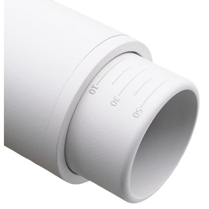 Spotlight  för  3-phase rail system MICA 1xGU10/25W/230V vit
