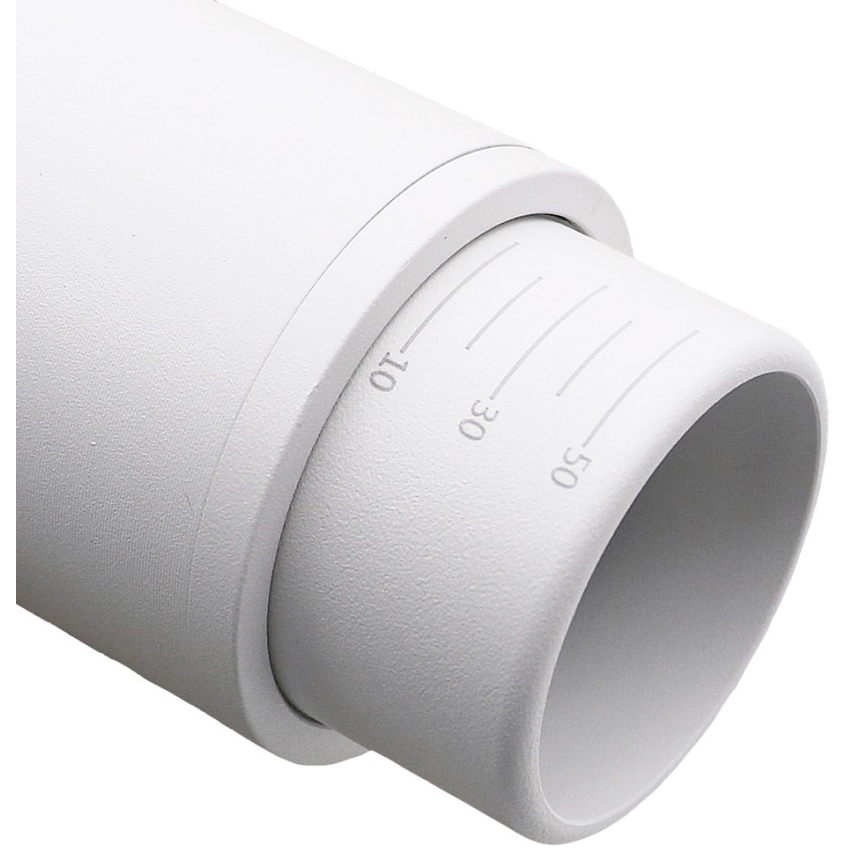 Spotlight  för  3-phase rail system MICA 1xGU10/25W/230V vit