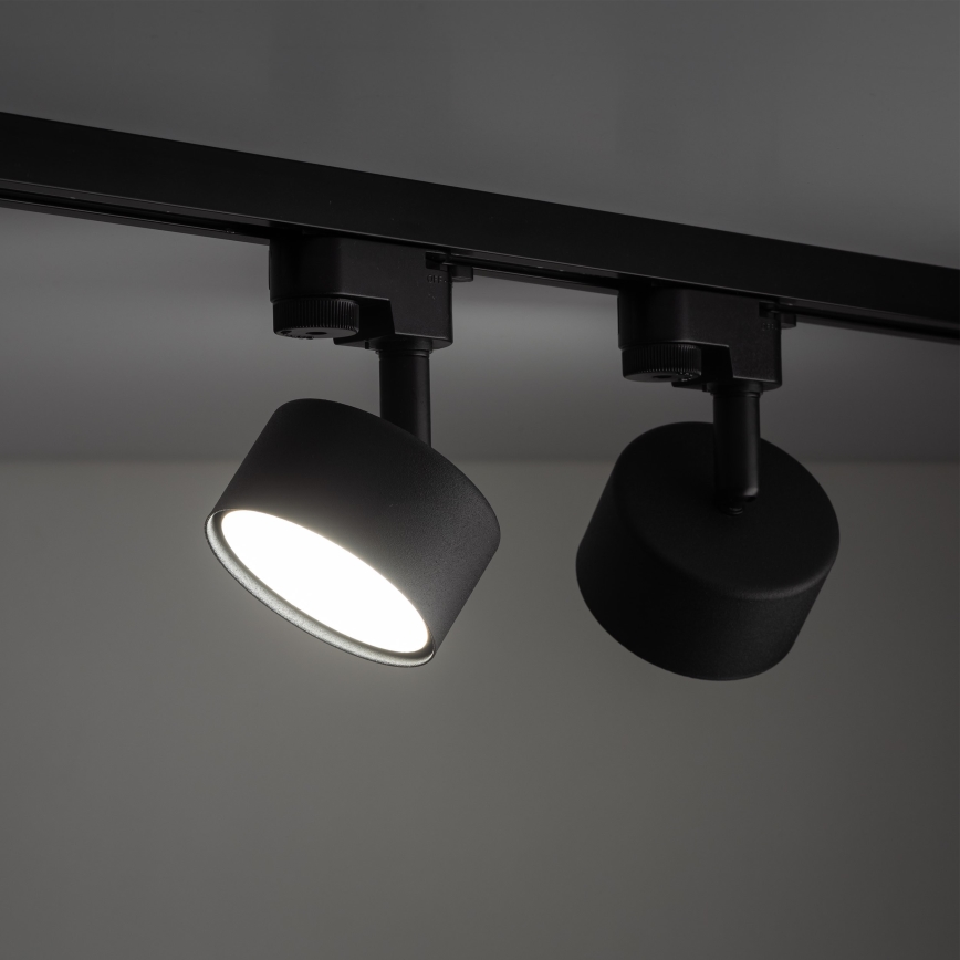 Spotlight för 1-fas skensystem AVIA 1xGX53/15W/230V svart