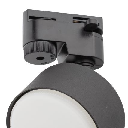 Spotlight för 1-fas skensystem AVIA 1xGX53/15W/230V svart