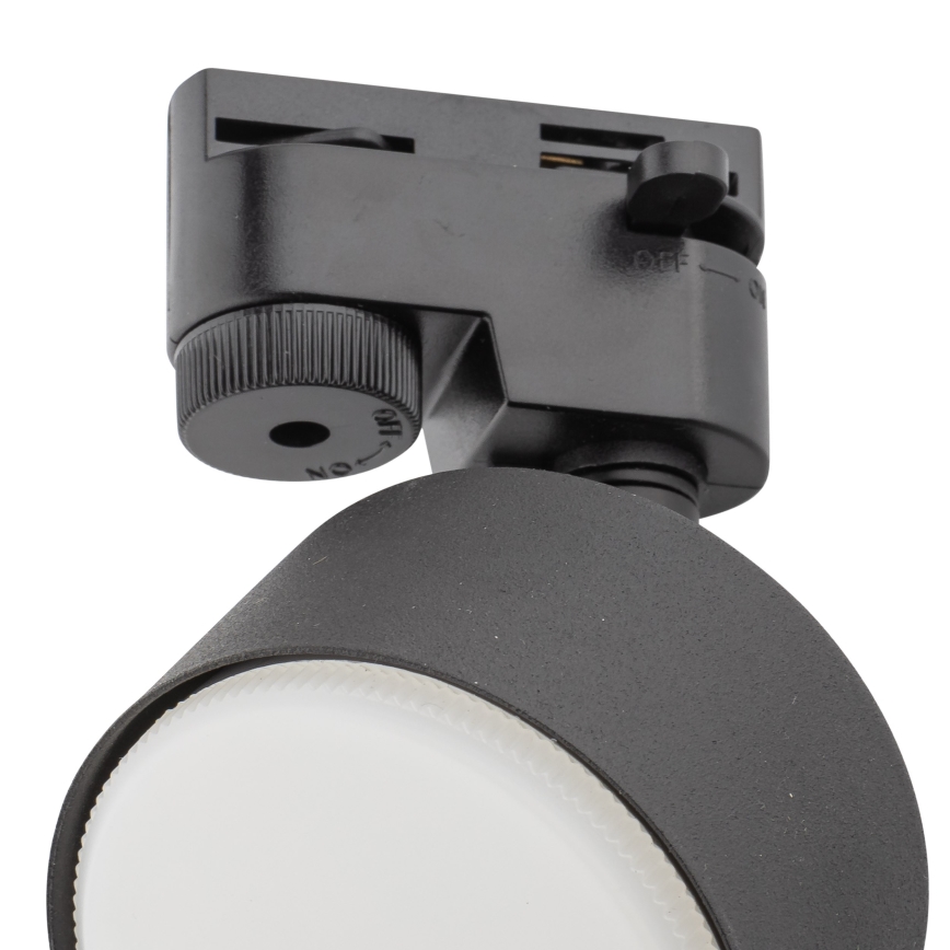Spotlight för 1-fas skensystem AVIA 1xGX53/15W/230V svart