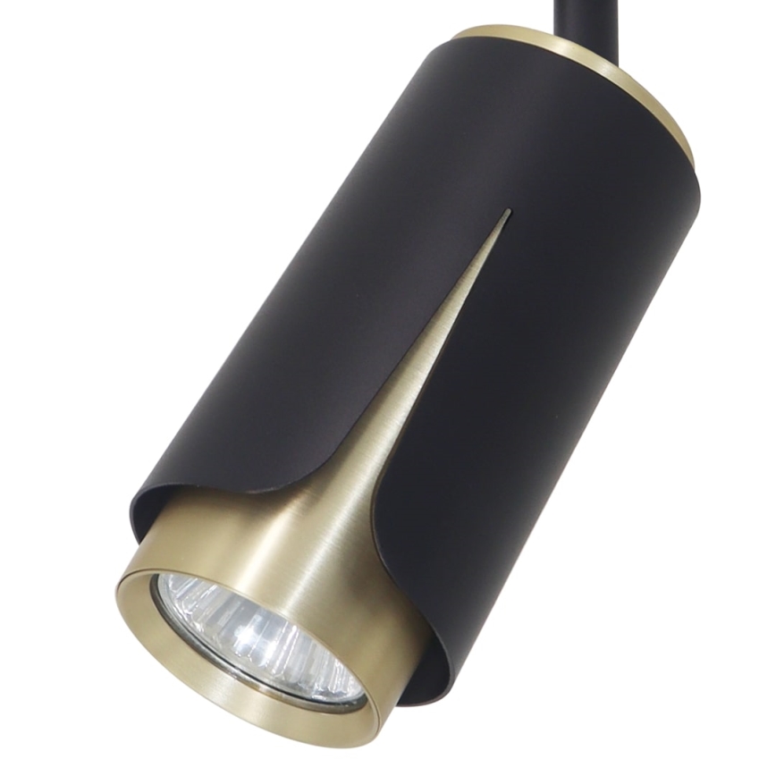 Spotlight för skensystem BLOMMA 1xGU10/8W/230V svart