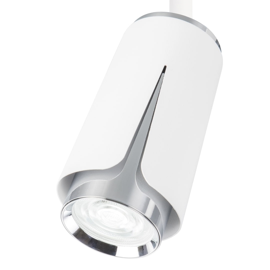 Spotlight för skensystem BLOMMA 1xGU10/8W/230V vit