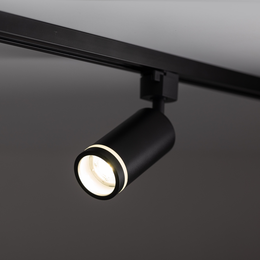 Spotlight för 1-fas skensystem JET RING 1xGU10/10W/230V svart