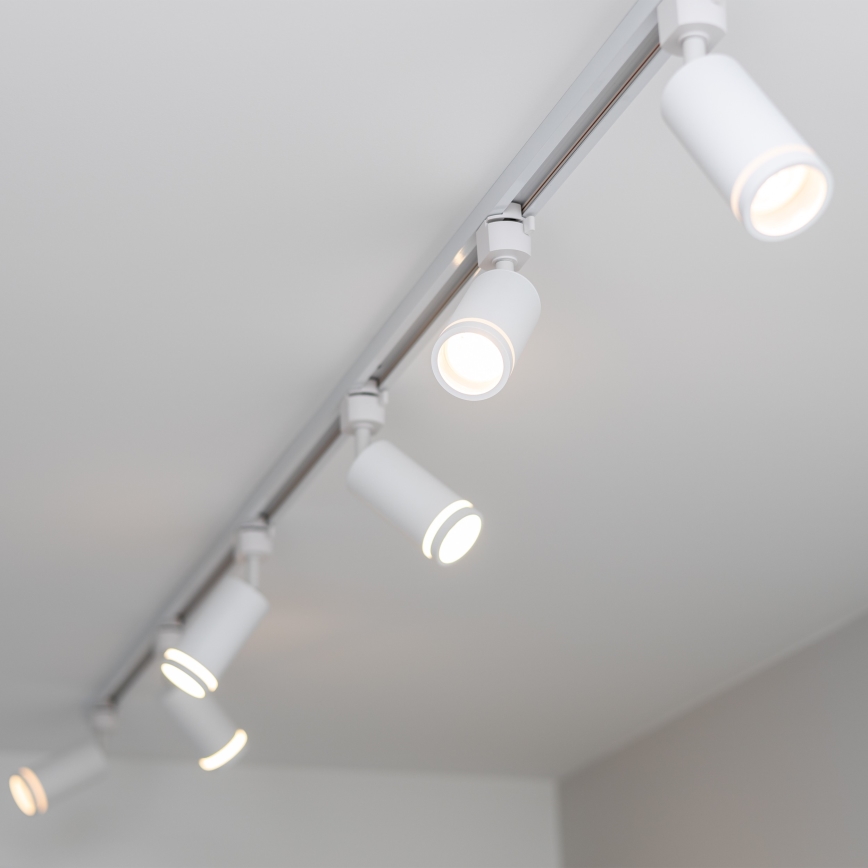 Spotlight för 1-fas skensystem JET RING 1xGU10/10W/230V vit