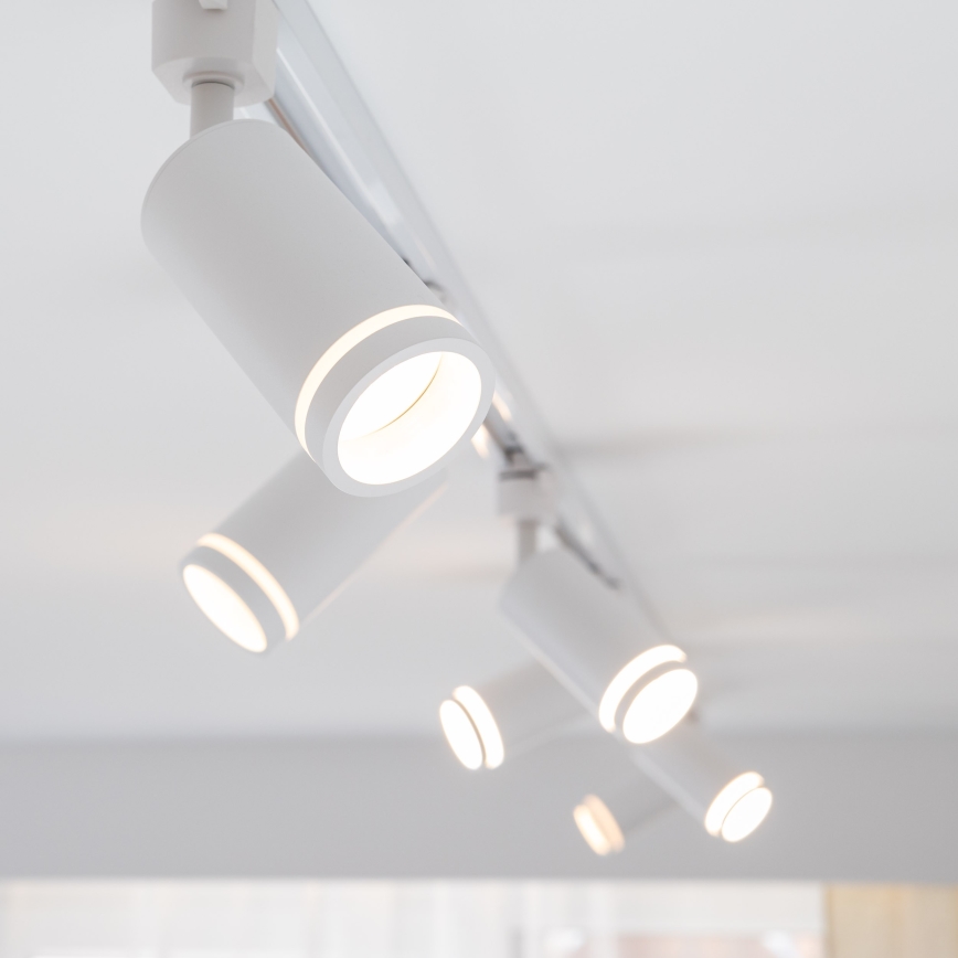 Spotlight för 1-fas skensystem JET RING 1xGU10/10W/230V vit