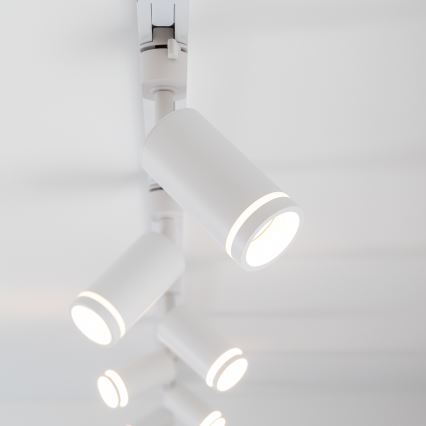 Spotlight för 1-fas skensystem JET RING 1xGU10/10W/230V vit