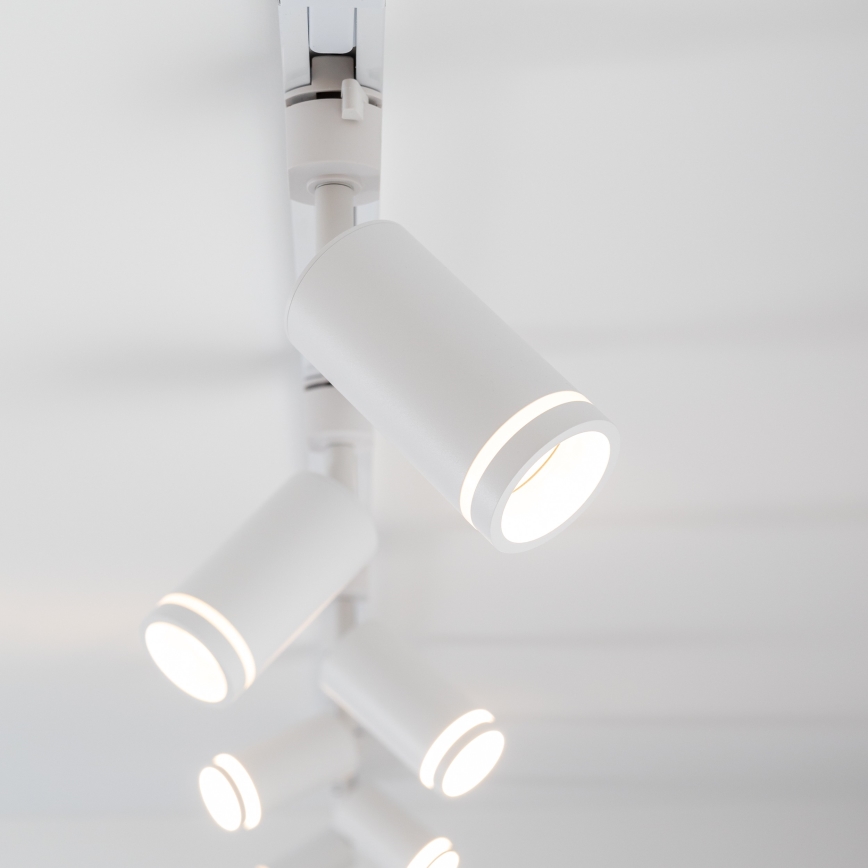 Spotlight för 1-fas skensystem JET RING 1xGU10/10W/230V vit