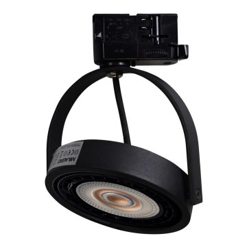 Spotlight för skensystem LUGAR AR111 1xGU10/25W/230V svart