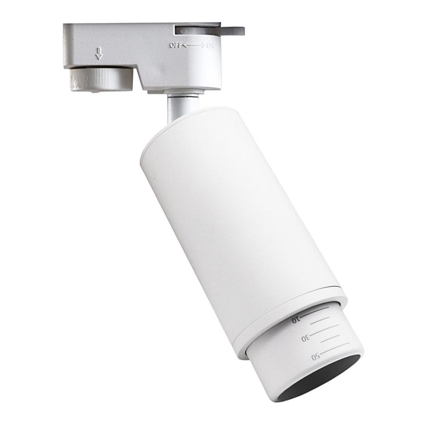 Spotlight för skensystem MICA 1xGU10/25W/230V 1-fas vit