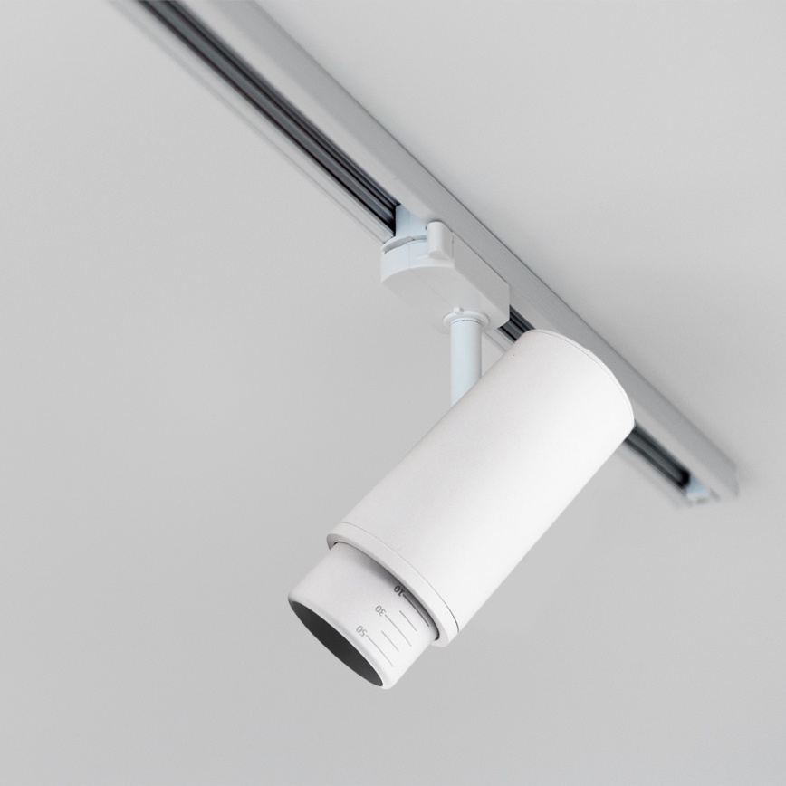 Spotlight för skensystem MICA 1xGU10/25W/230V 1-fas vit