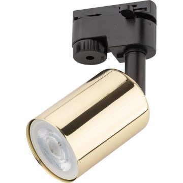 Spotlight för skensystem TOP 1xGU10/10W/230V guld/svart