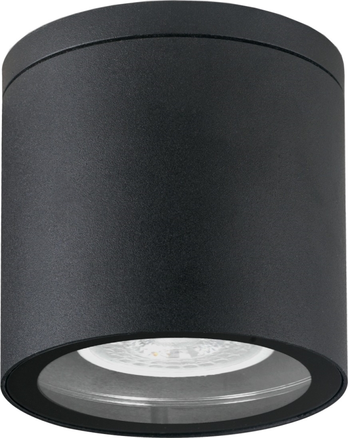 Spotlight för utomhusbruk 1xGU10/35W/230V IP54 rund svart