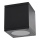 Spotlight för utomhusbruk 1xGU10/35W/230V IP54 vinklat svart