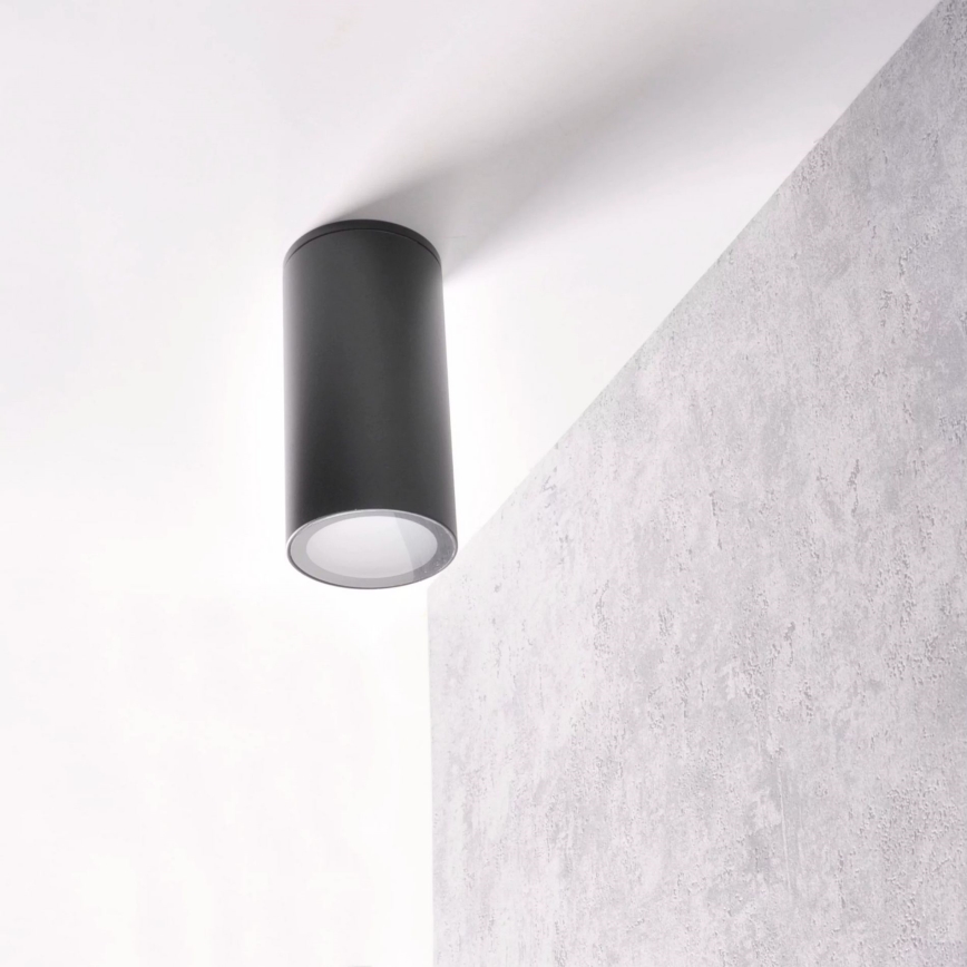 Spotlight för utomhusbruk ATLANTA 1xGU10/10W/230V IP54 svart