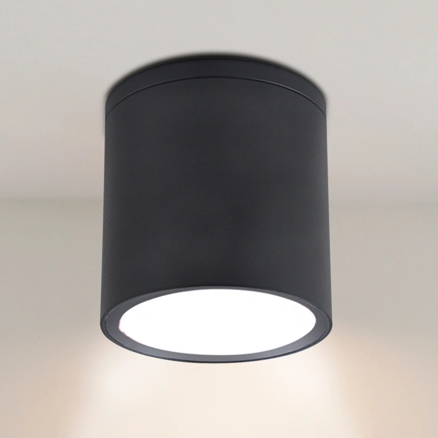 Spotlight för utomhusbruk OHIO 1xGU10/10W/230V IP54 svart
