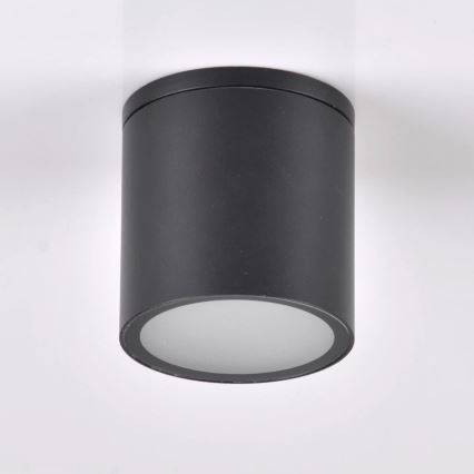 Spotlight för utomhusbruk OHIO 1xGU10/10W/230V IP54 svart