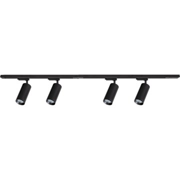 Spotlight i skensystem MICA 4xGU10/10W/230V svart