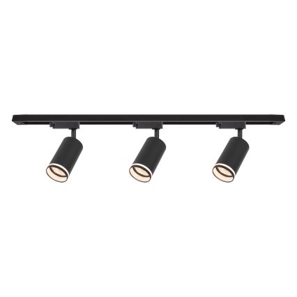 Spotlight i skensystem PIPE 3xGU10/10W/230V svart