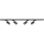 Spotlight i skensystem PIPE 4xGU10/10W/230V 2x1m svart