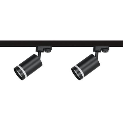 Spotlight i skensystem PIPE 4xGU10/10W/230V 2x1m svart