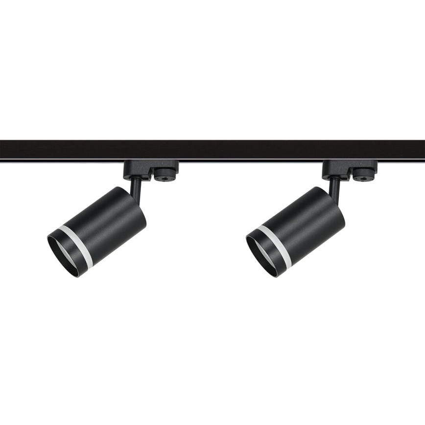 Spotlight i skensystem PIPE 4xGU10/10W/230V 2x1m svart