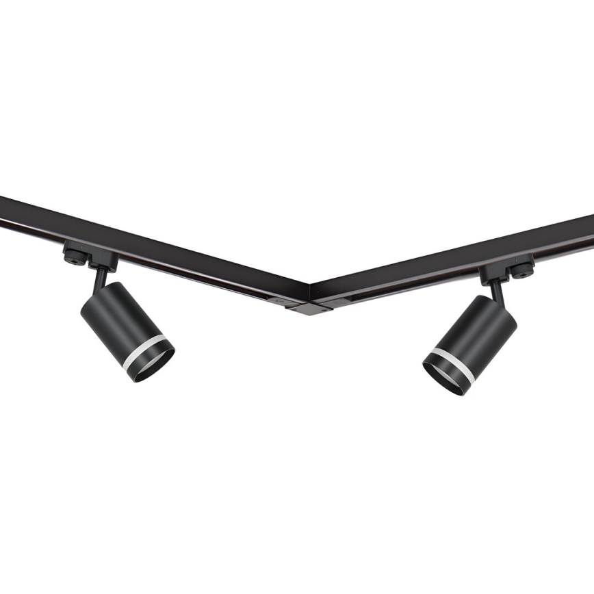 Spotlight i skensystem PIPE 4xGU10/10W/230V 2x1m svart