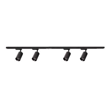Spotlight i skensystem PIPE 4xGU10/10W/230V svart