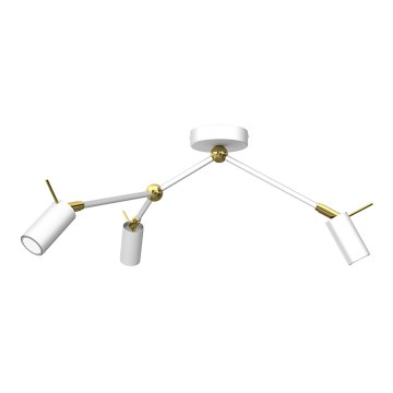 Spotlight  IRIS 3xGU10/MR11/40W/230V vit /gyllene