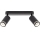 Spotlight JET 2xGU10/10W/230V svart