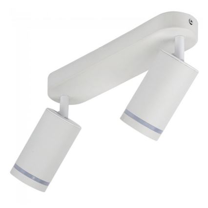 Spotlight JET 2xGU10/10W/230V vit