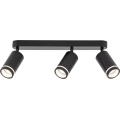 Spotlight JET 3xGU10/10W/230V svart