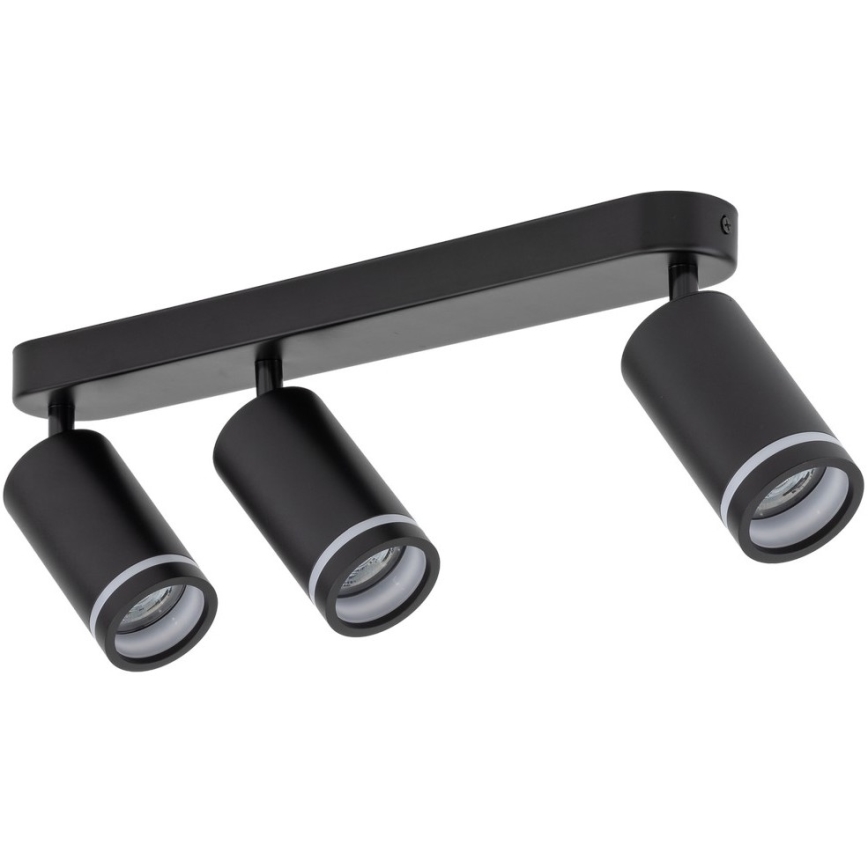 Spotlight JET 3xGU10/10W/230V svart