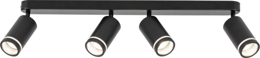Spotlight JET 4xGU10/10W/230V svart