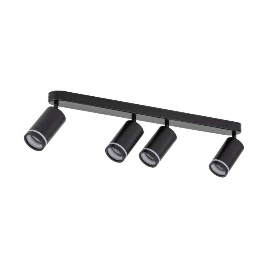 Spotlight JET 4xGU10/10W/230V svart