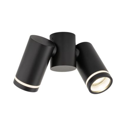 Spotlight JET KIT 2xGU10/10W/230V svart