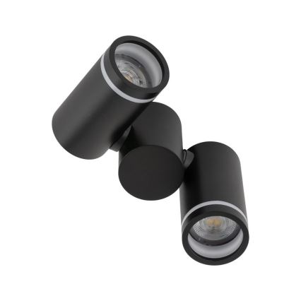 Spotlight JET KIT 2xGU10/10W/230V svart