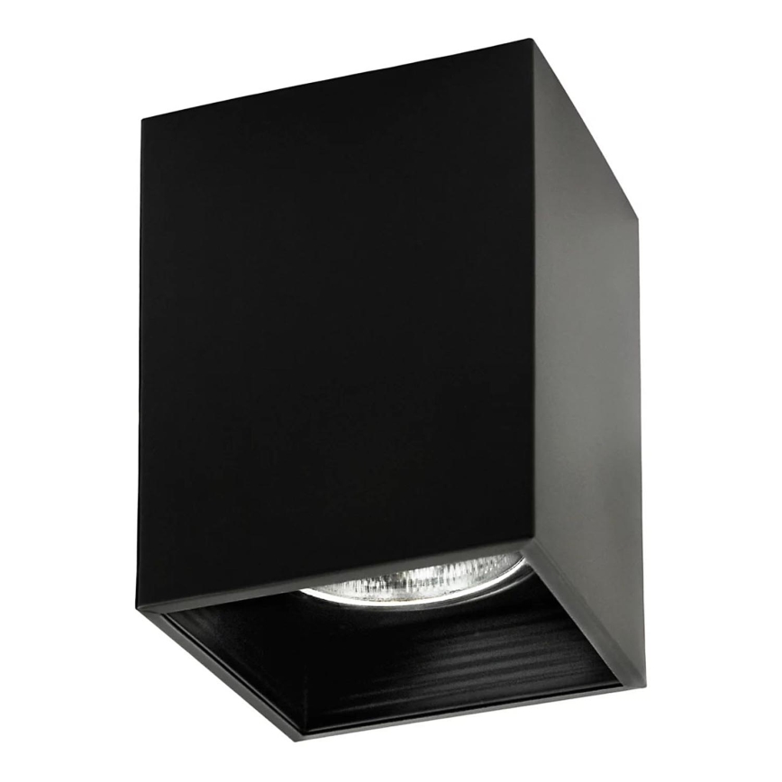 Spotlight JUPITER 1xE27/20W/230V 11,7x11,7 cm svart