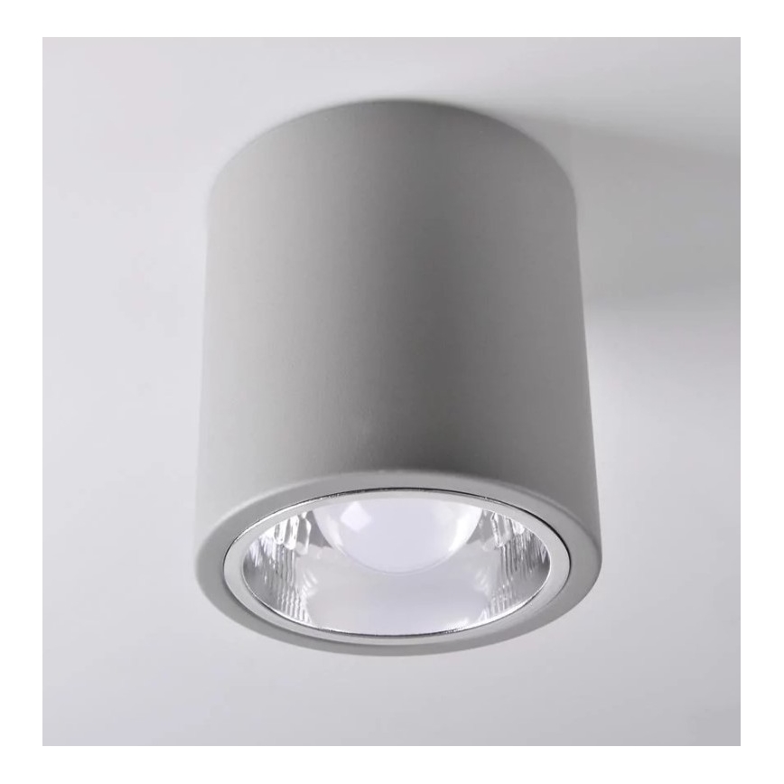 Spotlight JUPITER 1xE27/20W/230V diameter 13 cm grå