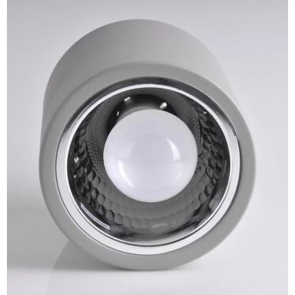 Spotlight JUPITER 1xE27/20W/230V diameter 13 cm grå