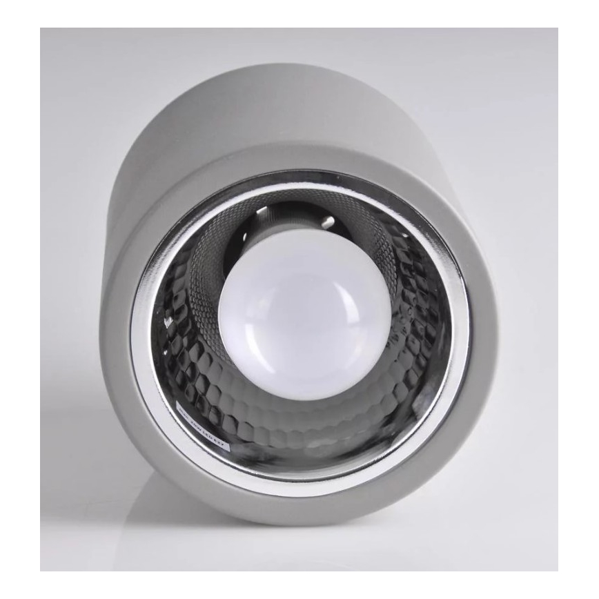 Spotlight JUPITER 1xE27/20W/230V diameter 13 cm grå
