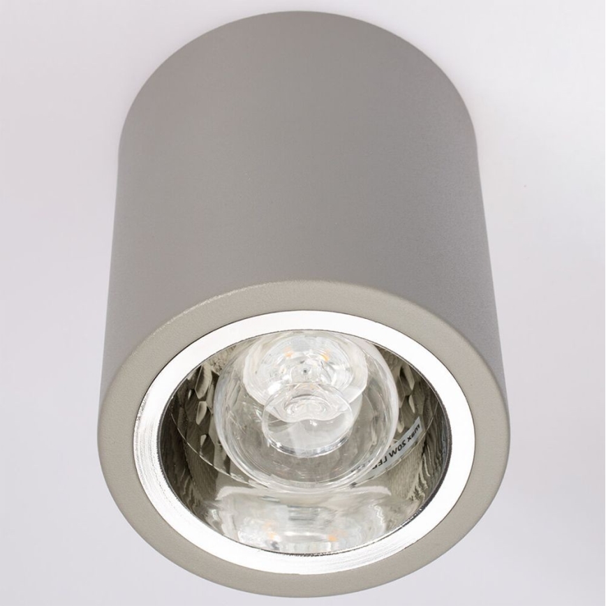 Spotlight JUPITER 1xE27/20W/230V diameter 9,8 cm grå