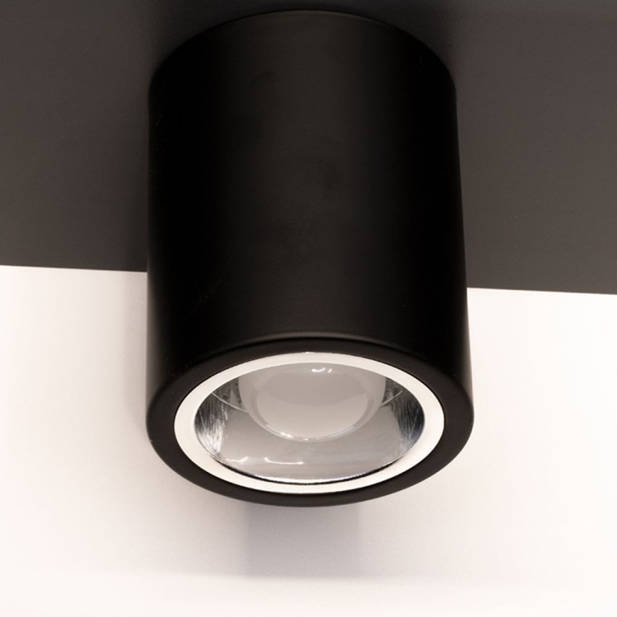 Spotlight JUPITER 1xE27/20W/230V diameter 9,8 cm svart