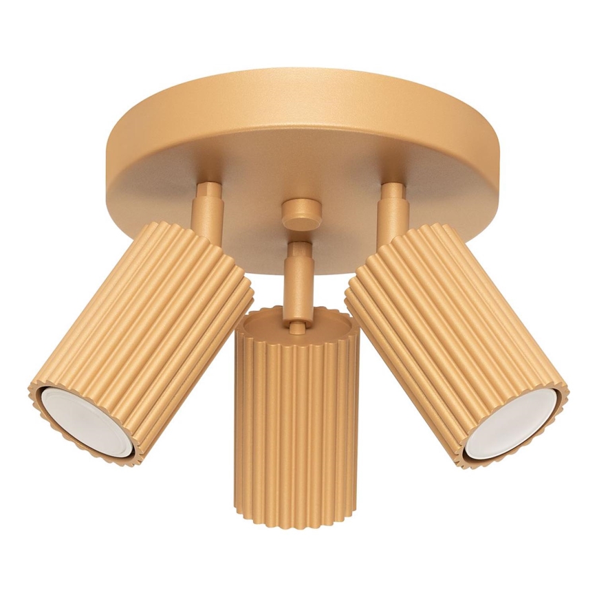 Spotlight KARBON 3xGU10/10W/230V guld