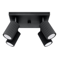 Spotlight KARBON 4xGU10/10W/230V svart
