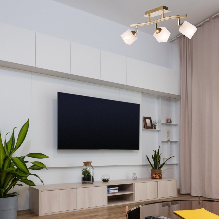 Spotlight KLARA 3xE14/40W/230V guld