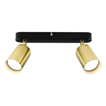 Spotlight KONCEPT 2xGU10/35W/230V svart/guld